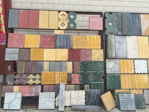 透水磚圖片，混凝土透水磚圖片，水泥透水磚圖片，機壓透水磚圖片