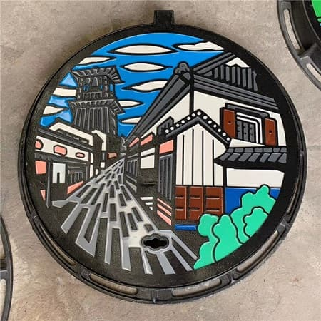 藝術(shù)井蓋圖片大全