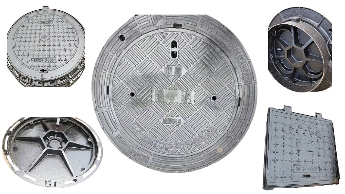 球墨鑄鐵井蓋，球墨鑄鐵井蓋規(guī)格型號(hào)，球墨鑄鐵井蓋尺寸