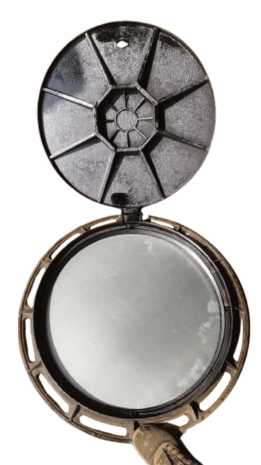 球墨鑄鐵雙層井蓋，鑄鐵雙層井蓋